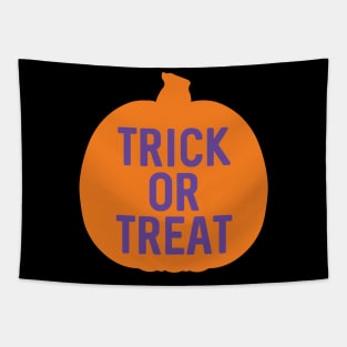 HALLOWEEN TRICK OR TREAT PUMPKIN SILHOUETTE #3 Tapestry