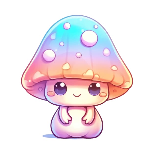 Cute Psychedelic Mushroom by HMMR-design