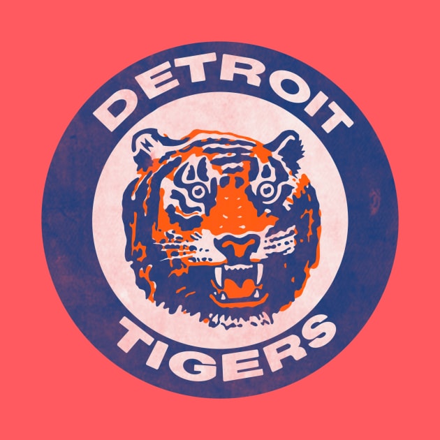 Detroit Tigers Vintage by Yossh