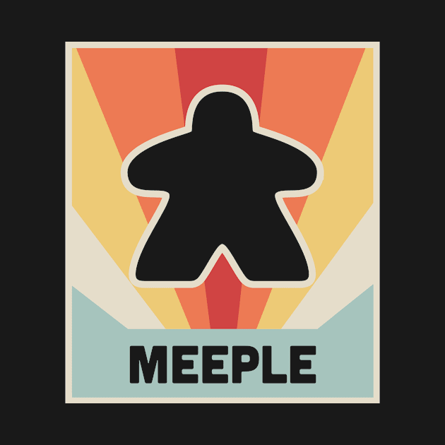 Vintage MEEPLE Boardgame Design by Wizardmode