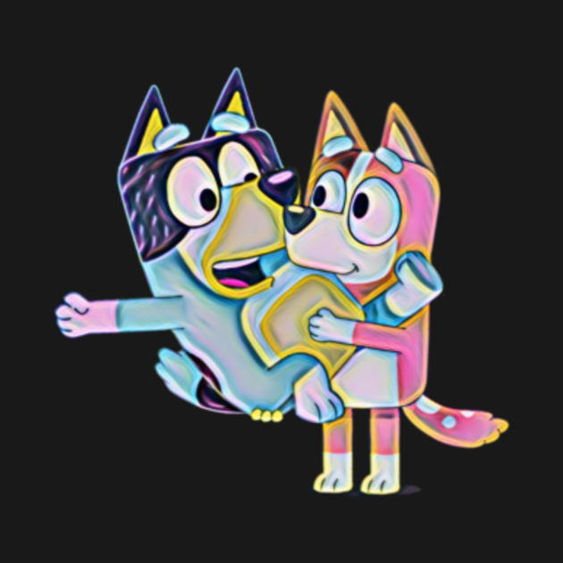 Cute bluey Bluey Hoodie TeePublic