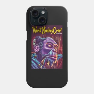 WORLD MONKEYCRAFT in 8 bits Phone Case