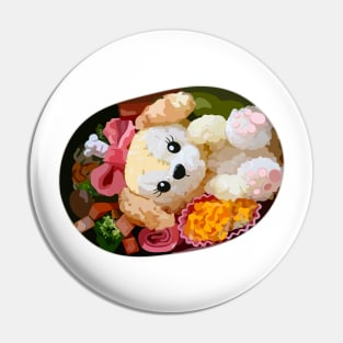 Kawaii Puppy Bento Box! Pin