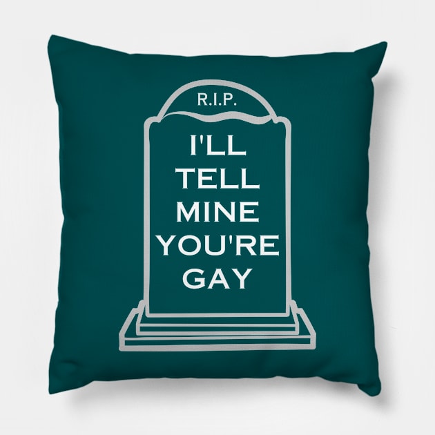 Picture To Burn Pillow by Likeable Design