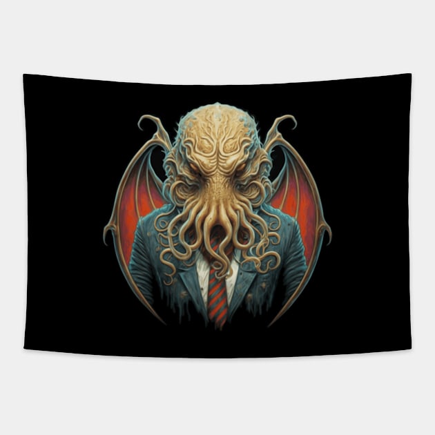 Cthulhu For President USA 2024 Election Tapestry by InfinityTone