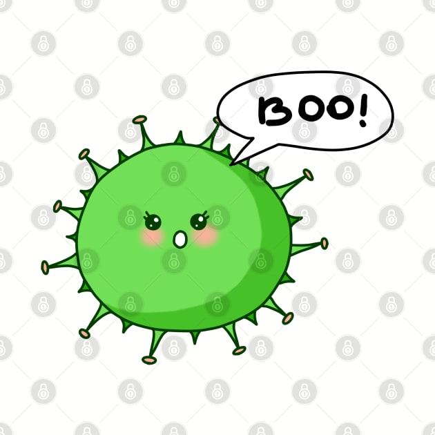 Sweet  and Scary Corona virus Boo by Arpi Design Studio