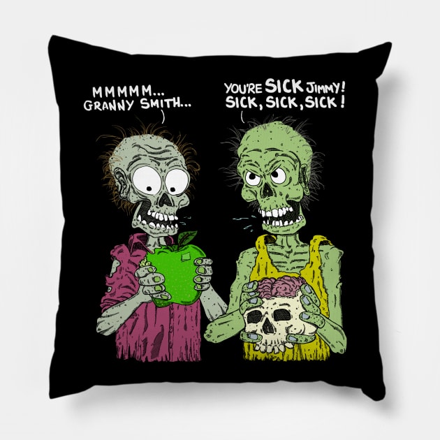 Vegan Zombie Pillow by House_Of_HaHa