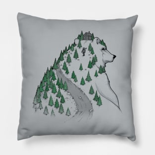 Wild Bear Pillow