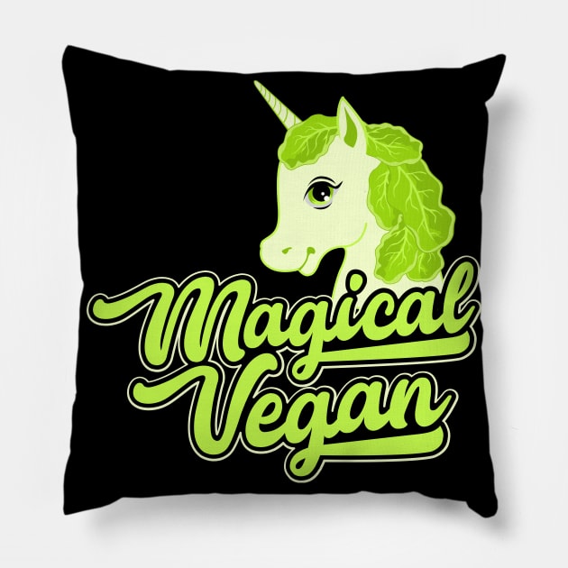 Magical Vegan Pillow by dennex85