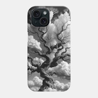 The Dance of Tree and Clouds Phone Case