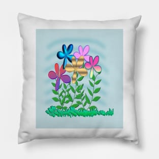 Bossy Flowers Pillow