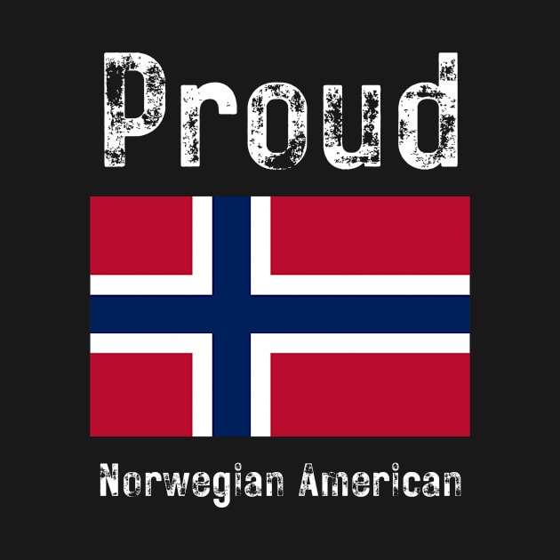 Proud Norwegian American by VikingHeart Designs