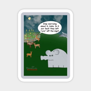 Deer Antics Magnet