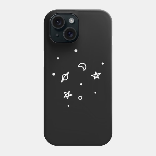 Outer Space Pattern Phone Case by diffrances