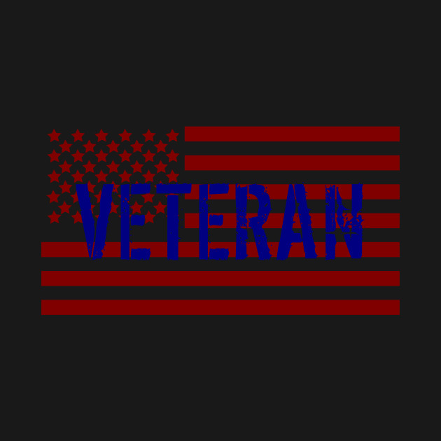 Discover American Flag Military Veteran - Military Veteran - T-Shirt