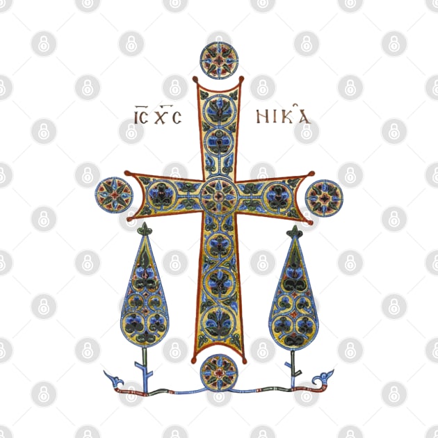 Byzantine Illuminated Cross by EkromDesigns