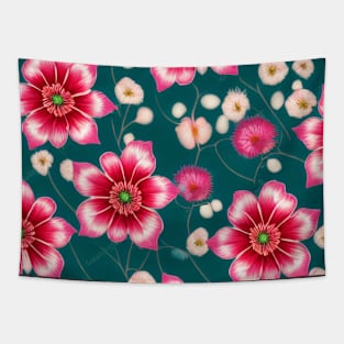 A beautiful flower pattern work Tapestry