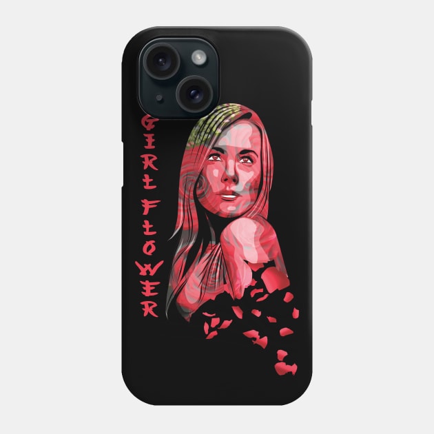 Flower girl power Phone Case by TMBTM