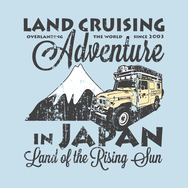 Landcruising Adventure in Japan - Curly font edition by landcruising