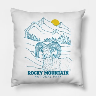 Rocky Mountain National Park Pillow