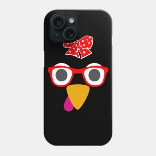 Cute Turkey Face Phone Case