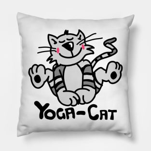 Yoga cat Pillow