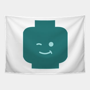 Minifig Winking Head Tapestry