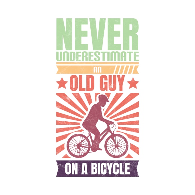 Bycicle Cyclist Grandpa by avshirtnation