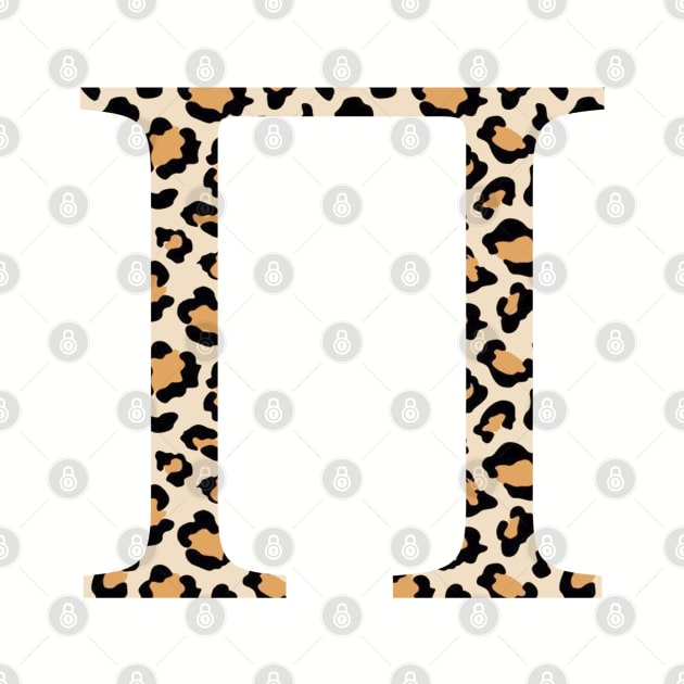 Pi Cheetah Greek Letter by AdventureFinder