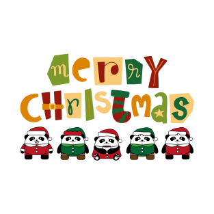 panda xmas T-Shirt