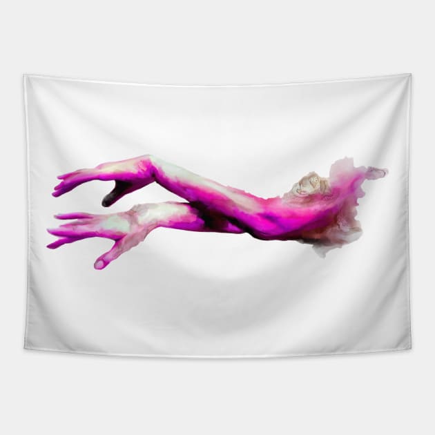 Hands Tapestry by Ontav