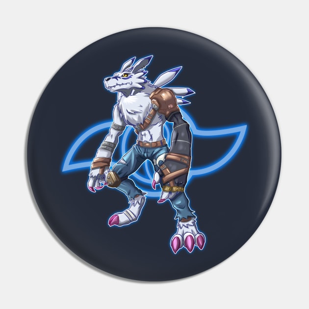 fanart weregarurumon Pin by DigiTeeshrit