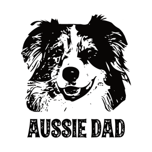 Aussie Dad Australian Shepherd T-Shirt