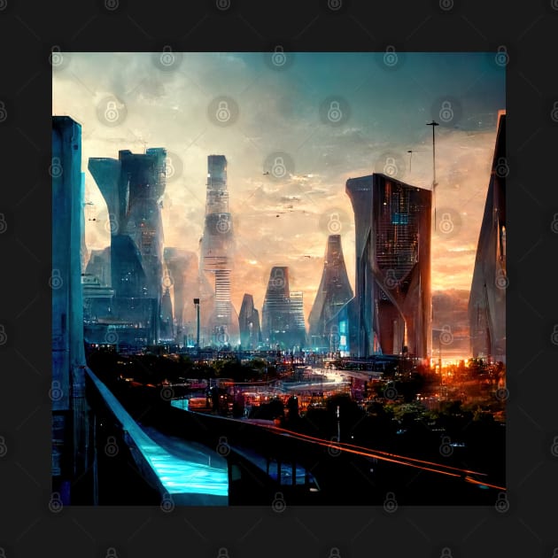 Future Cities Series by VISIONARTIST