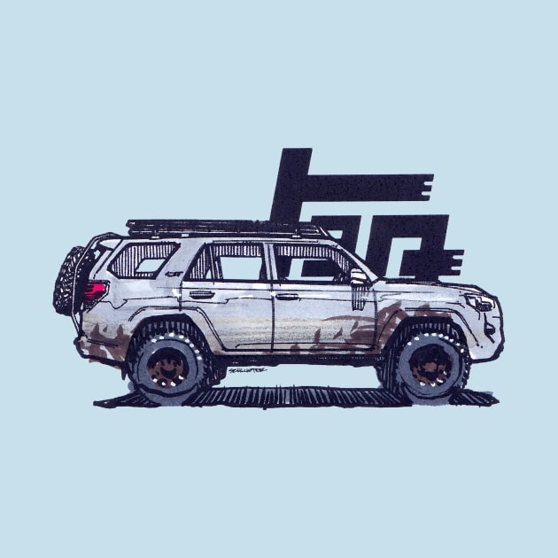 5th Gen 4Runner TRD - Ghost by robert1117