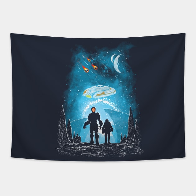 Unknown Destination Tapestry by Daletheskater