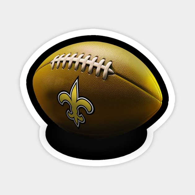 Saints Football Magnet by DavidLoblaw