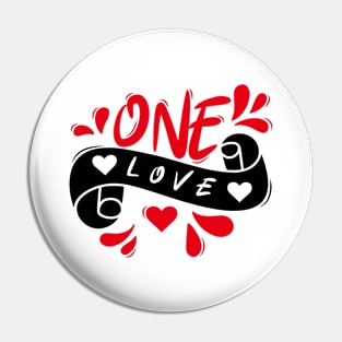 One Love Pin