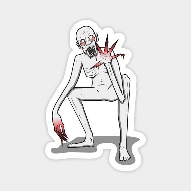 Scp 096 Shy Creepy Guy Secure Contain Protect Containment Scp 096 Magnet Teepublic