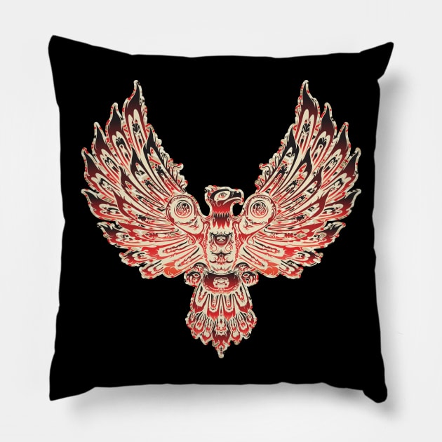 Thunderbird Pillow by BeeryMethod