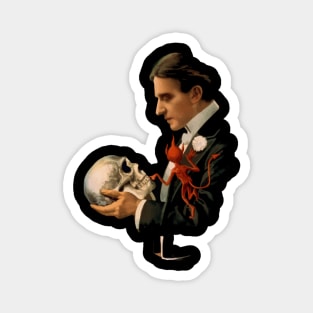 Magician with Human Skull and Devil Magnet