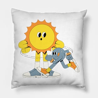 Sun Design Pillow