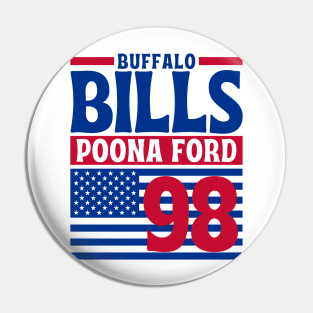 Buffalo Bills Poona Ford 98 American Football Team Pin