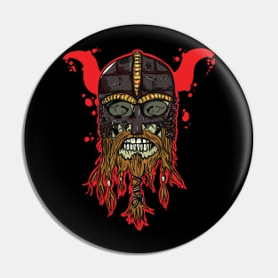 Viking Skull Pin