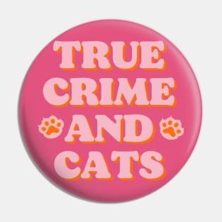 True crime shows and cats Pin