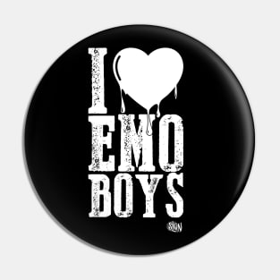 I love EMO Boys Pin