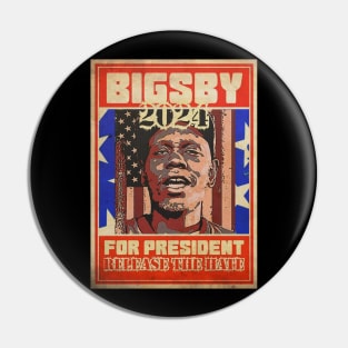 VINTAGECLAYTON BIGSBYFOR PRESIDENT 2024 Pin