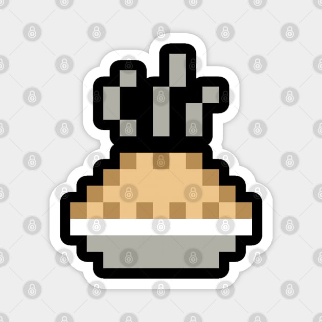 PIXEL PIE! Magnet by PieGuyDie