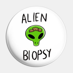 Comic book guy alien shirt Pin