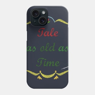 Tale as Old as Time Emboridery Phone Case